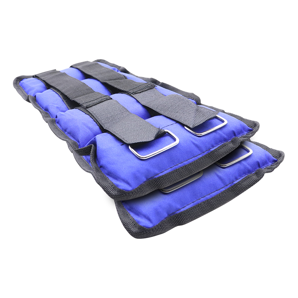 Par Pesa Tobillera Muñequera 1 Kg Azul Jks-0