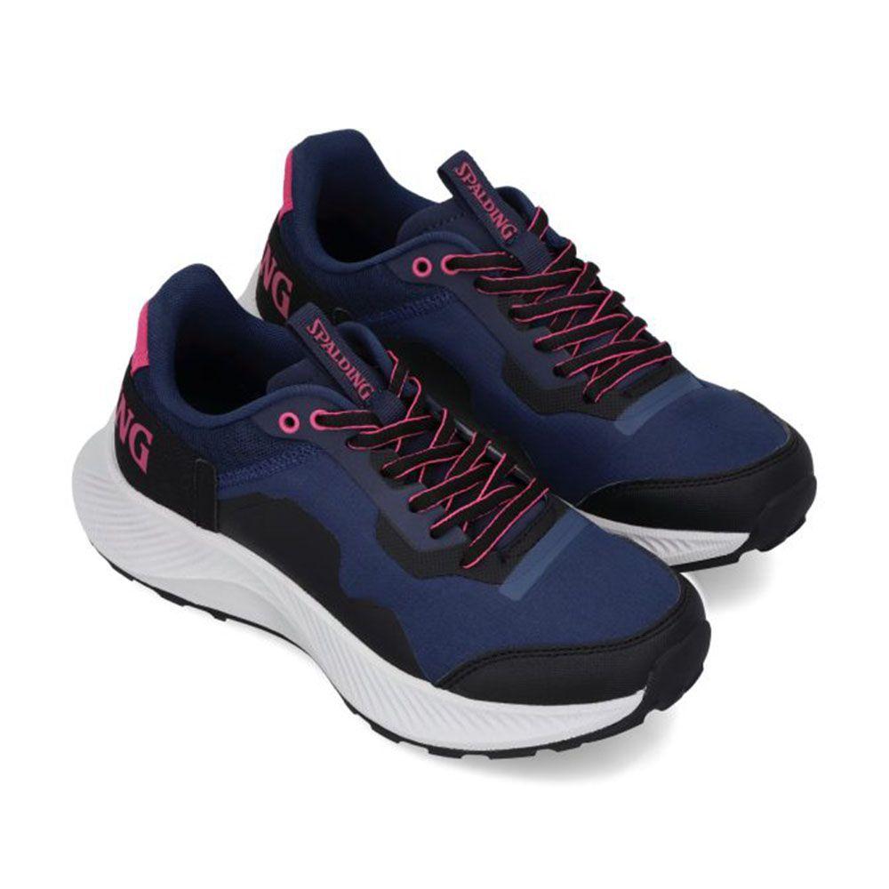 Zapatilla Trail Running Mujer Iwa Azul Fucsia Spalding-3