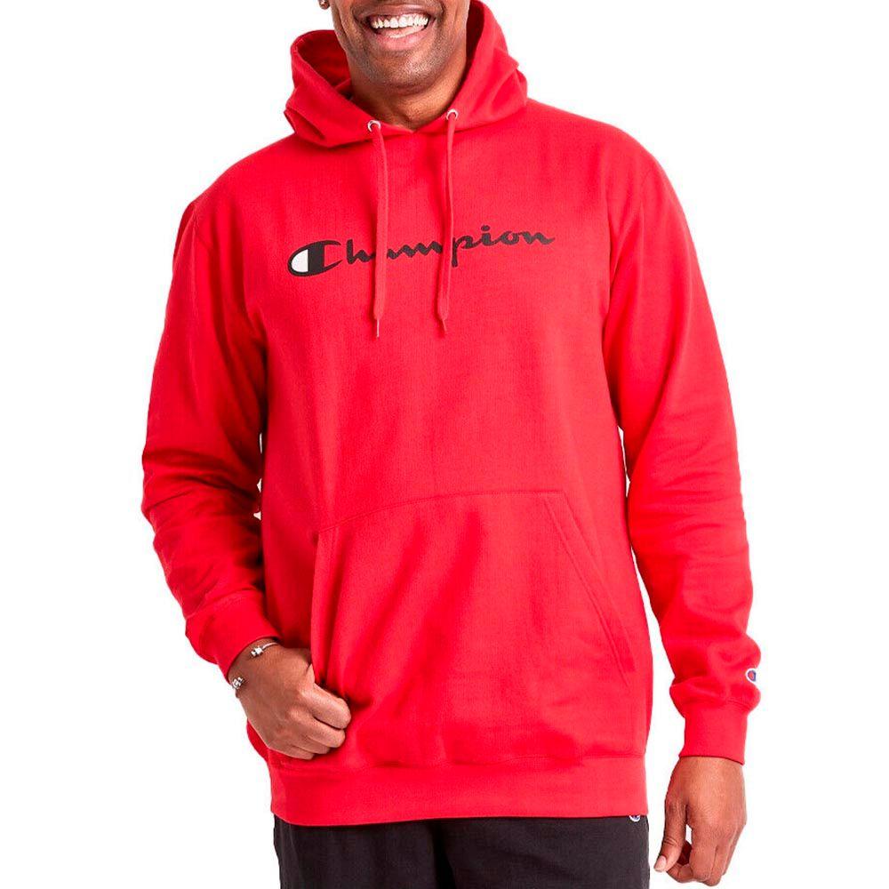 Poleron Hombre Hoodie Champion Rojo-0