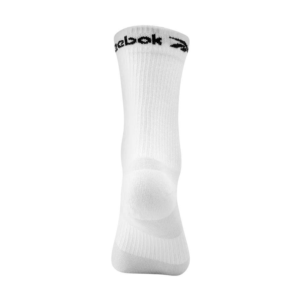 Calcetines Tripack Reebok Training TE Mid Crew Sock Unisex Blancos-2