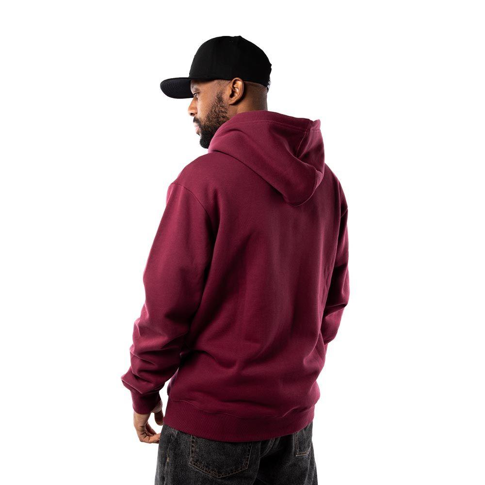 Polerón Full Zip Hombre Grizzly Griptape Embroidered OG Bear Burgundy-6