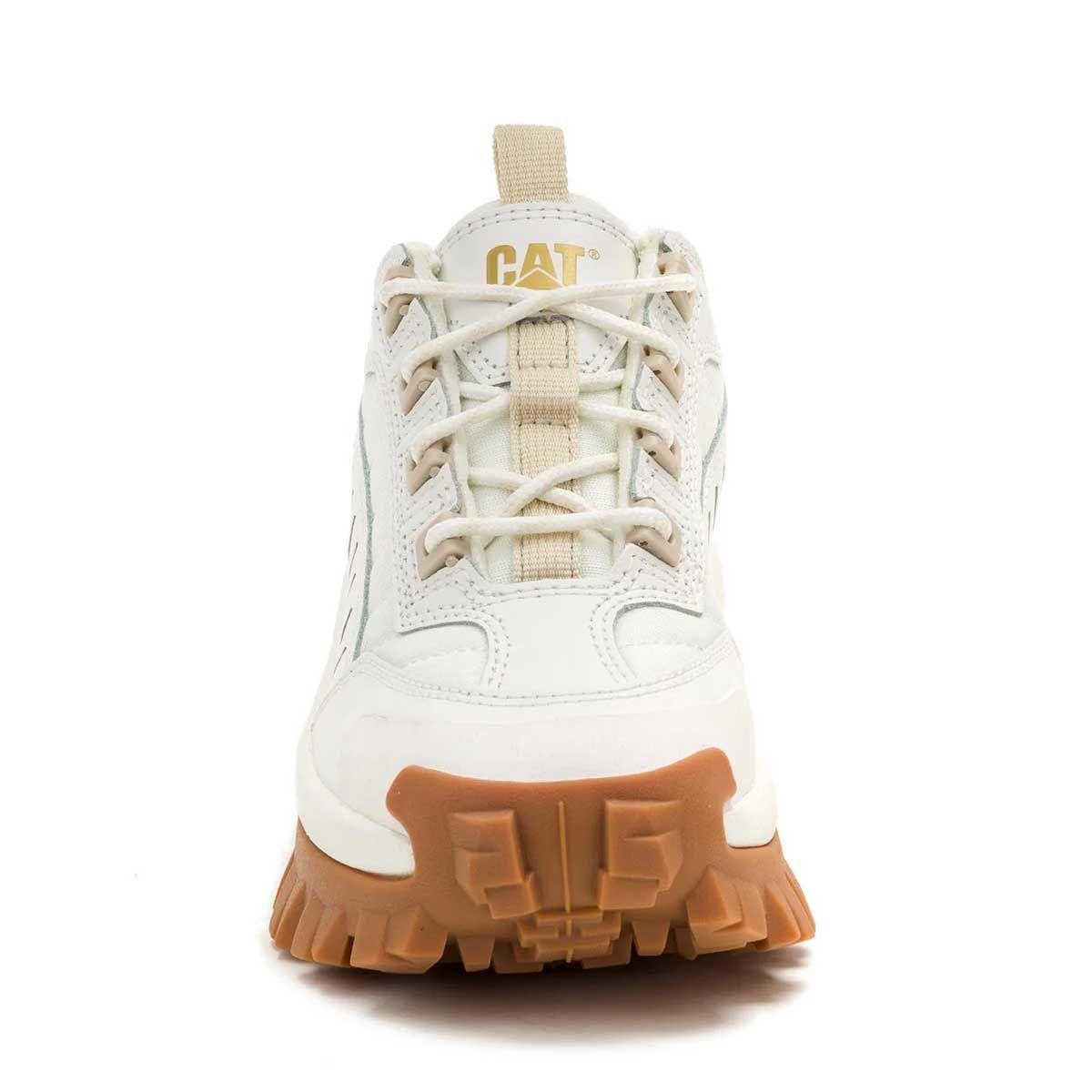 Zapatilla Cuero Mujer Intruder Blanca Cat-4