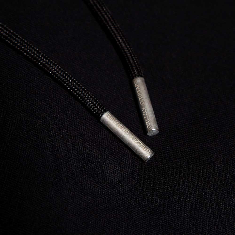 Polerón Hoodie Hombre Grizzly Griptape OG Bear Negro Blanco-1