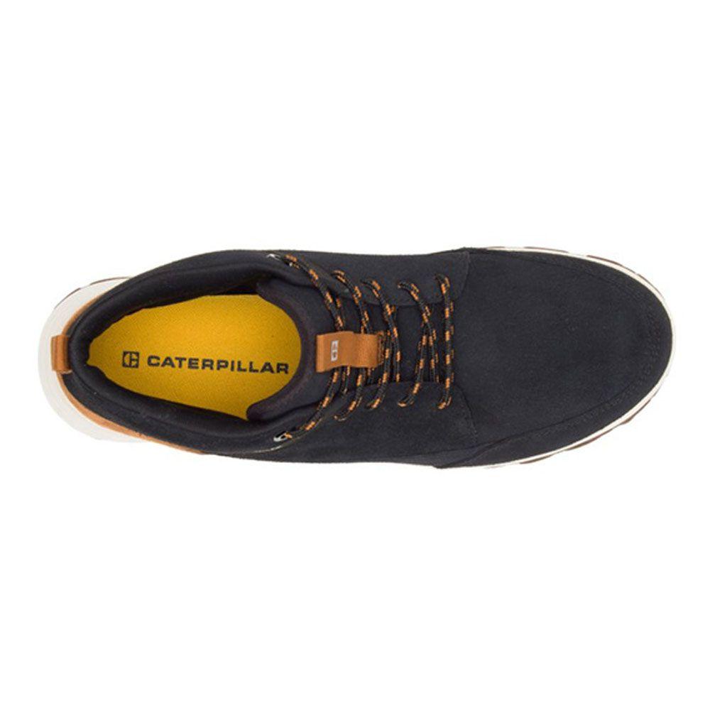 Zapatilla Botín CAT Hombre Quest Mid Azul-2