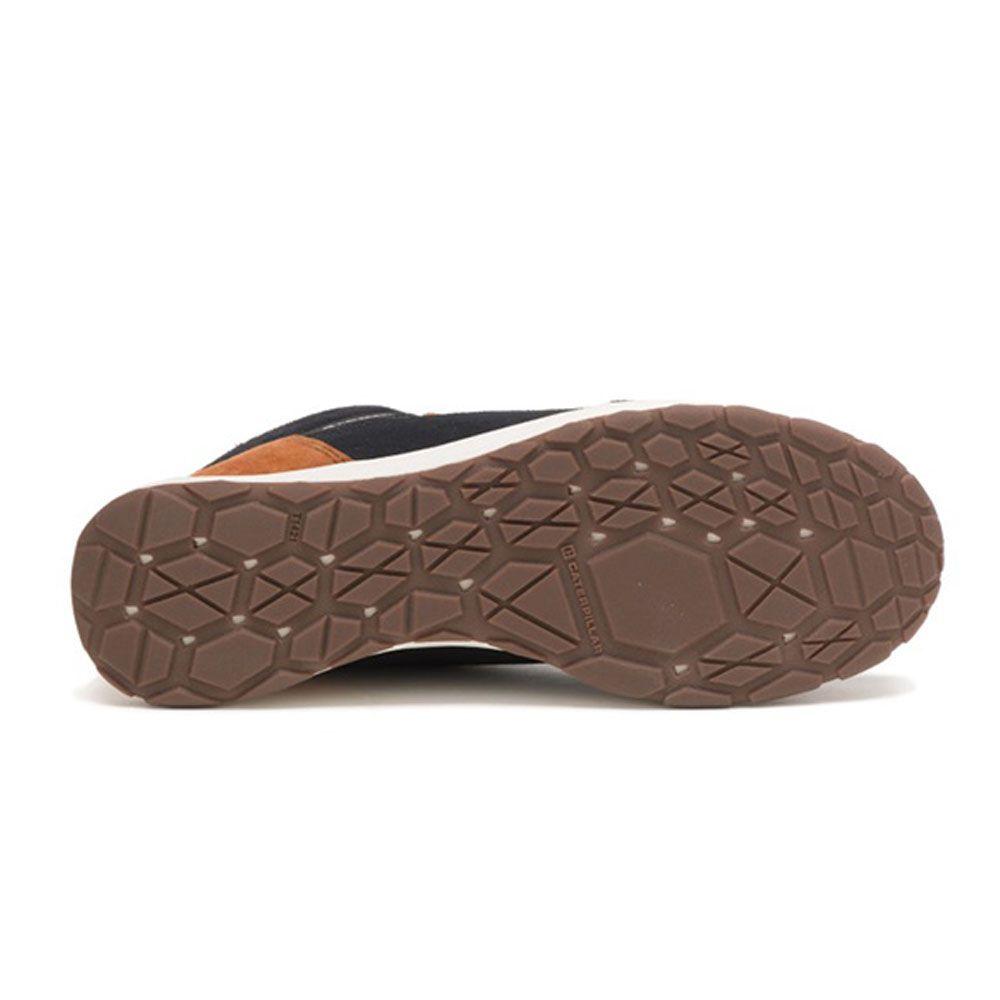 Zapatilla Botín CAT Hombre Quest Mid Azul-4