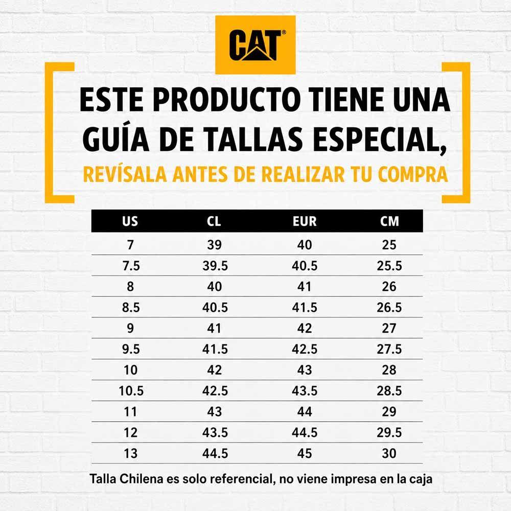 Zapatilla Botín CAT Hombre Quest Mid Azul-5