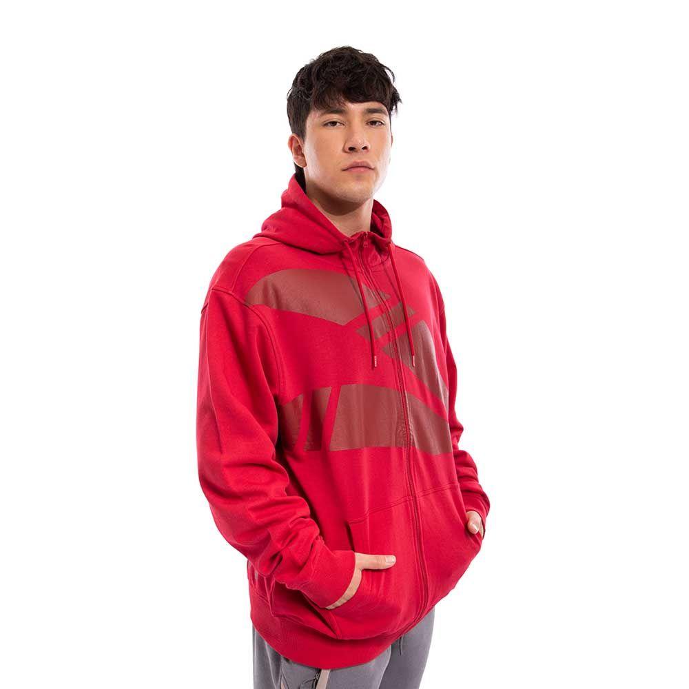 Polerón Cac1ke Full Zipper Rojo-2