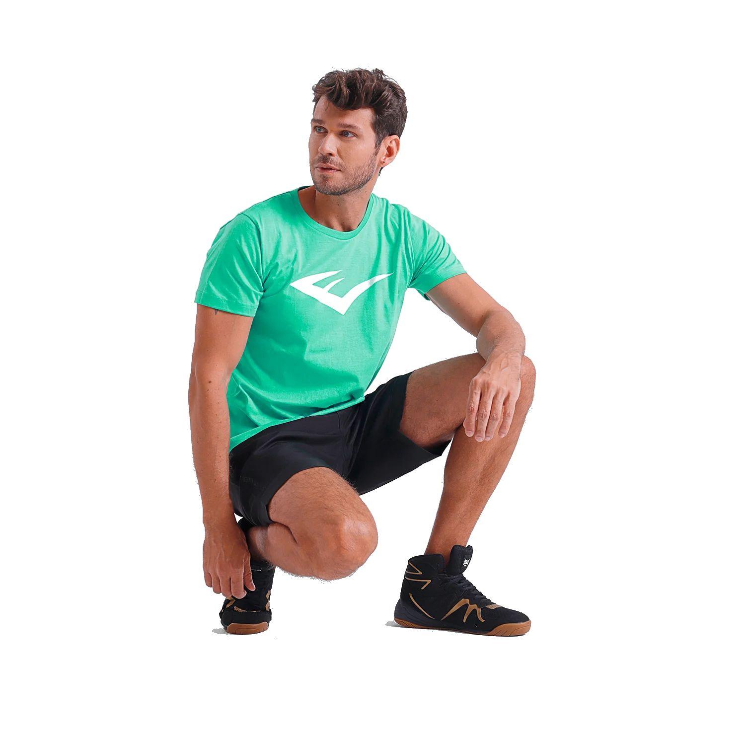 Polera Hombre Algodón Verde Menta Philadelphia Everlast-3