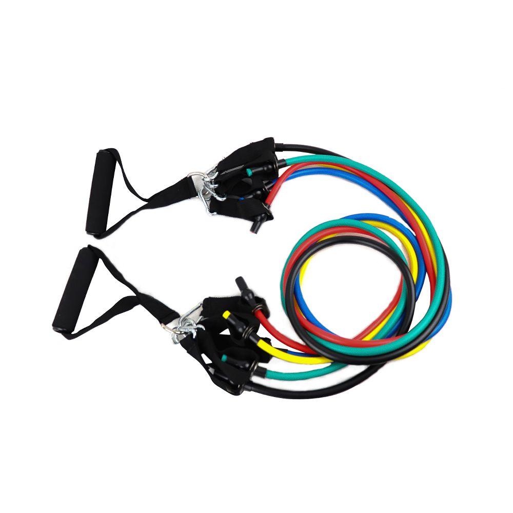 Set De 11 Resistencias Fitness Multicolor Jks-0