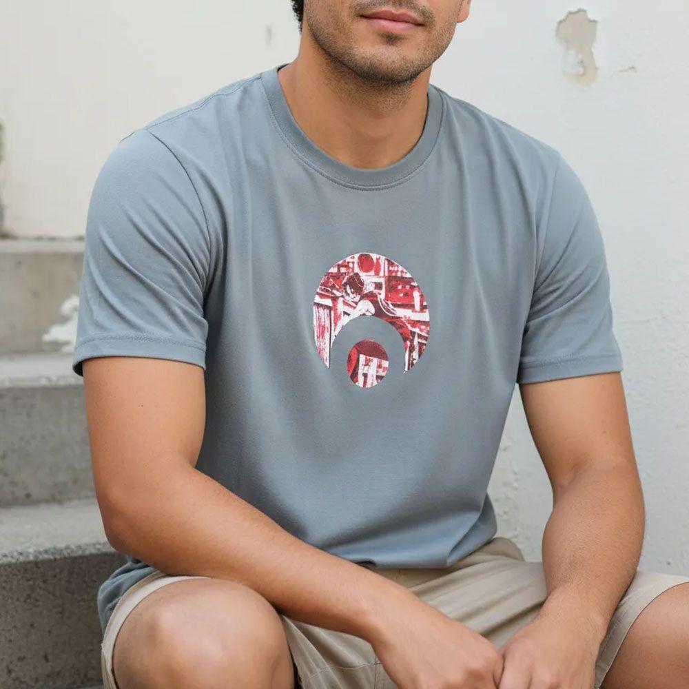 Polera Hombre Osiris Peacock Gris-1