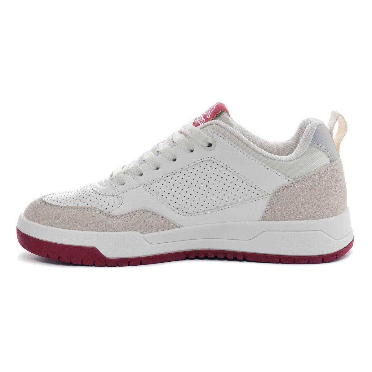 Zapatilla Mujer Kappa Logo Manisw White Off Red Dark-1
