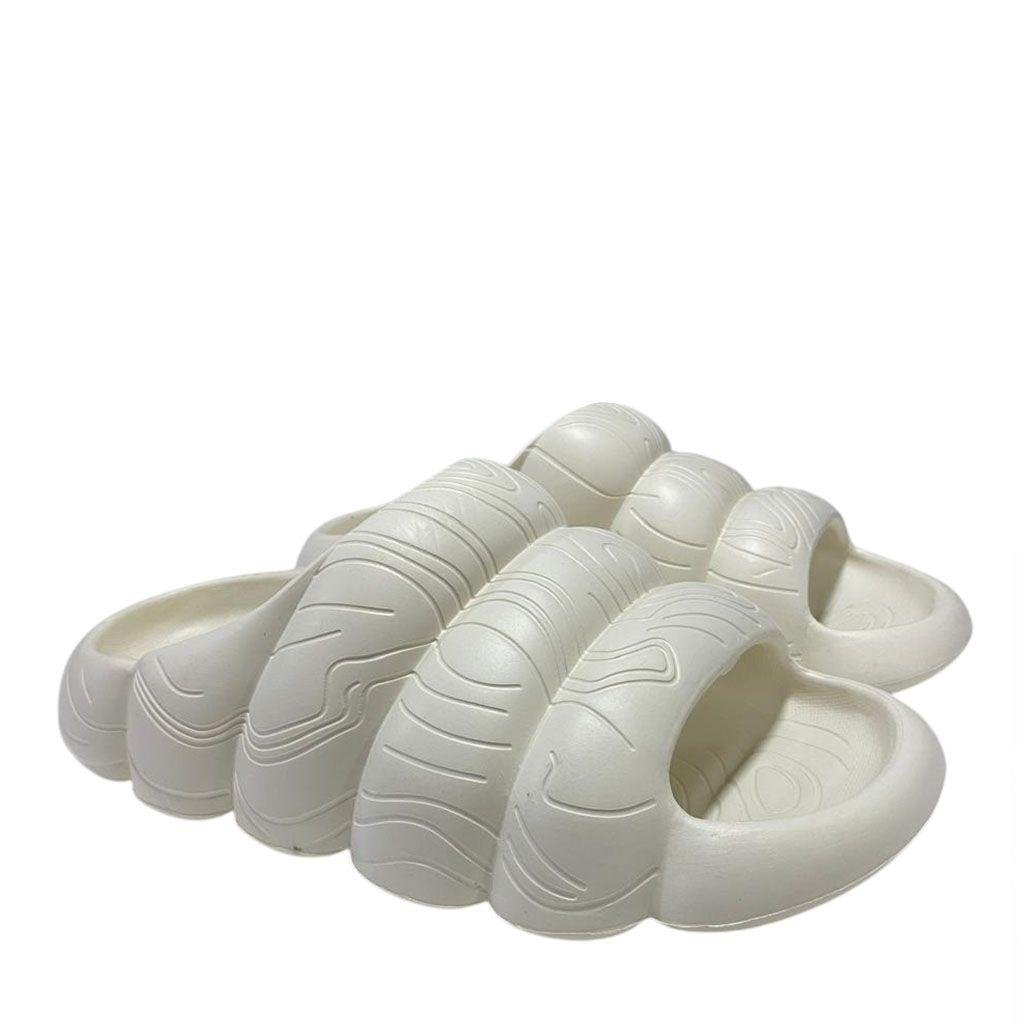 Sandalia Slip On Clouds Blanco Mujer-2