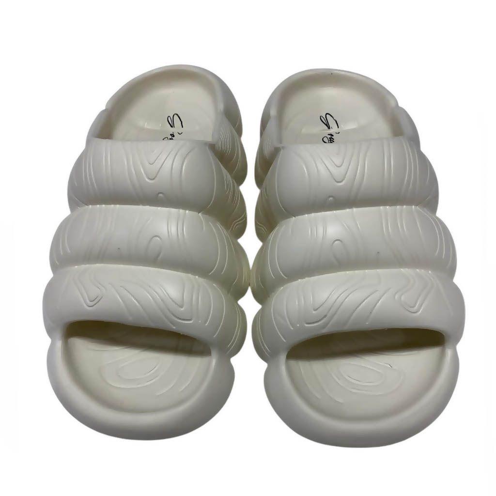 Sandalia Slip On Clouds Blanco Mujer-3