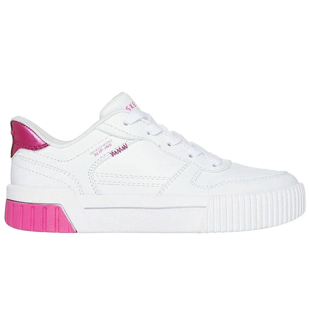 Zapatillas Niñas Skechers Slip-Ins Jade - Metallic Springs Blanco 310896L-WPK-0