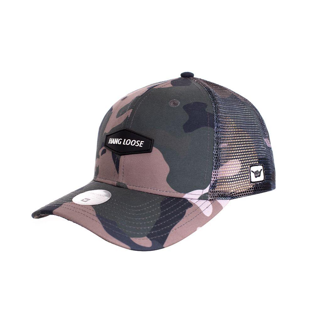 Gorro Trucker Camo Militar Winter Collection Hang Loose-1