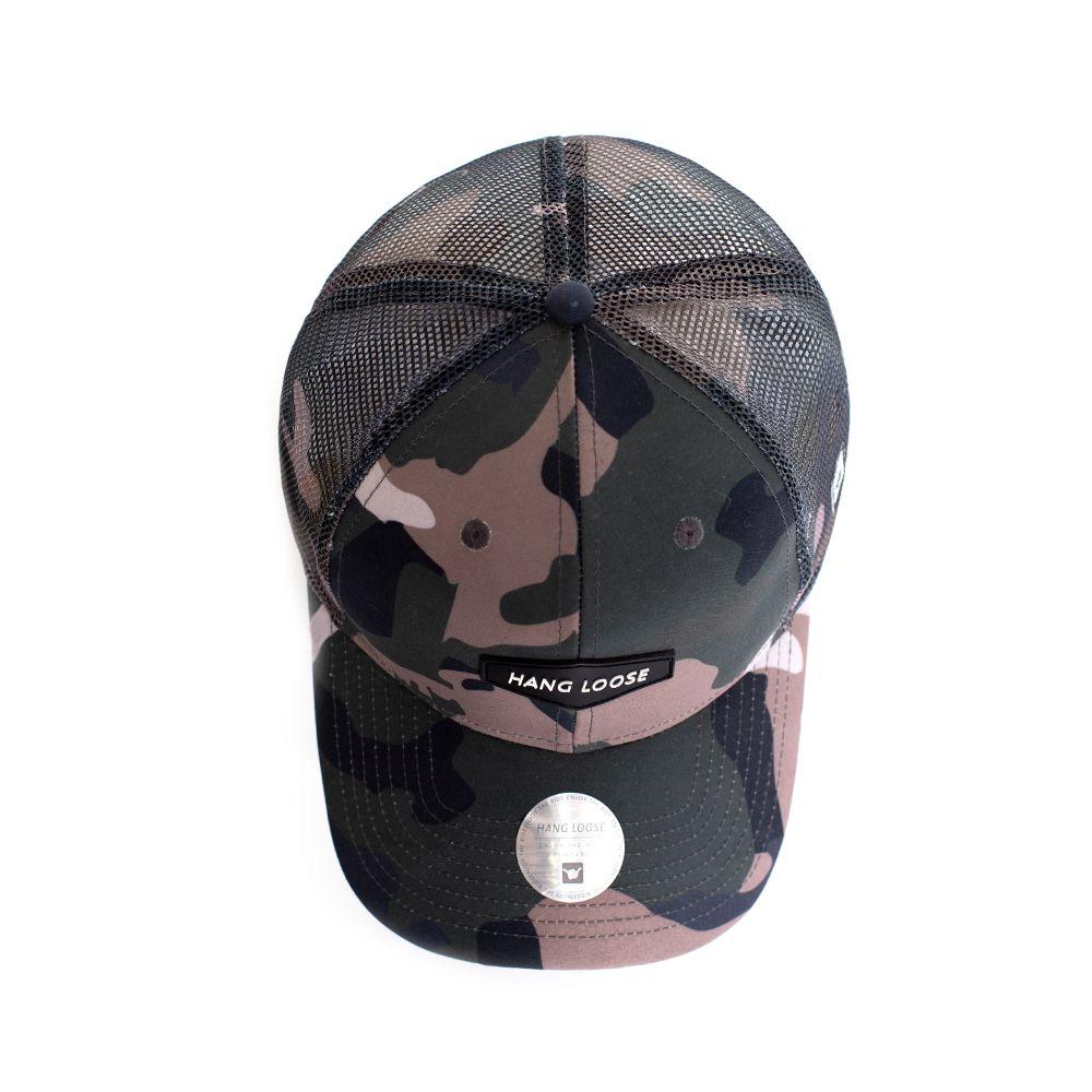 Gorro Trucker Camo Militar Winter Collection Hang Loose-4