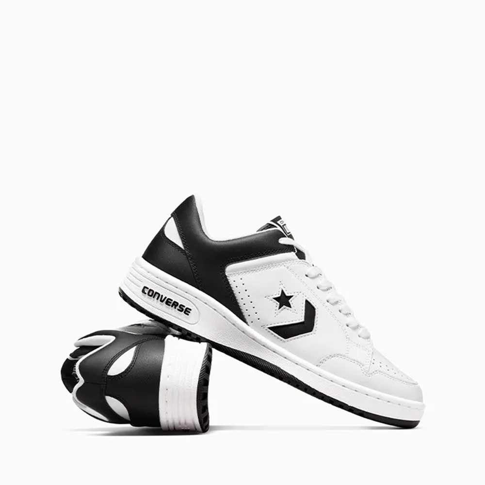 Zapatillas Converse Weapon Cuero White Black-5