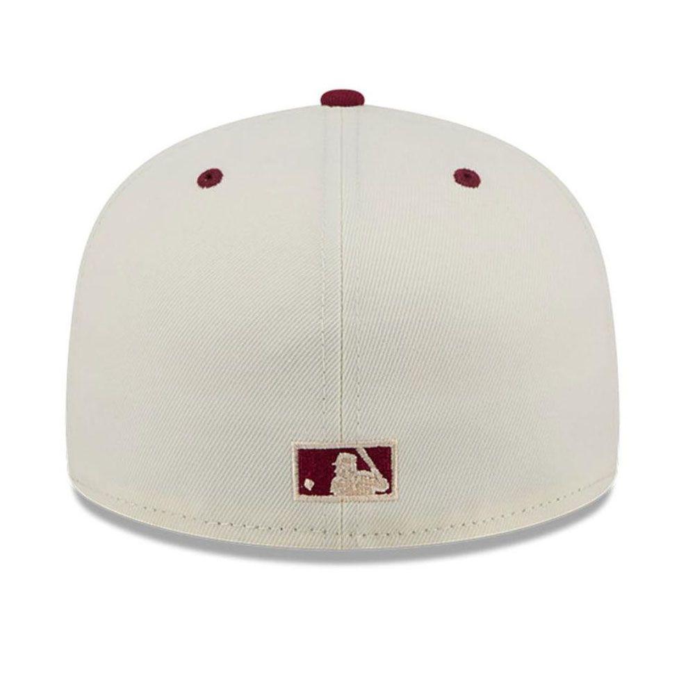 Jockey New Era 59FIFTY MLB New York Yankees Novelty Stitch Beige-3
