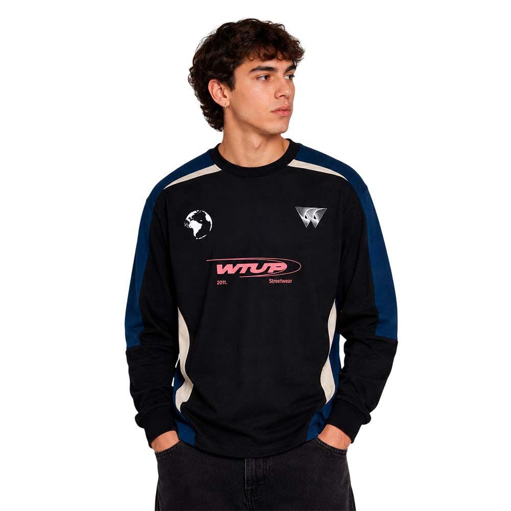 Polera Hombre 2011 Streetwear Negro WhatUp-0