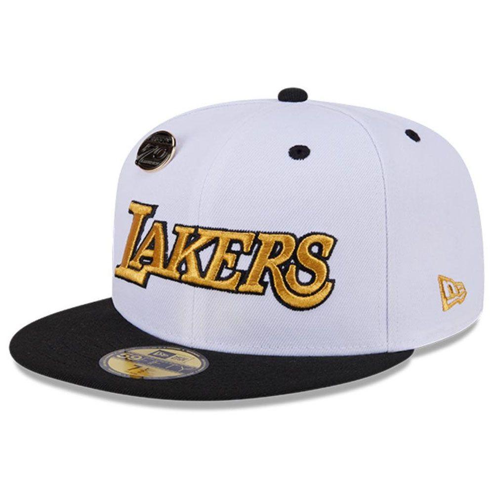Gorro New Era 59fifty Los Angeles Lakers NBA 59Fifty Day Blanco-2