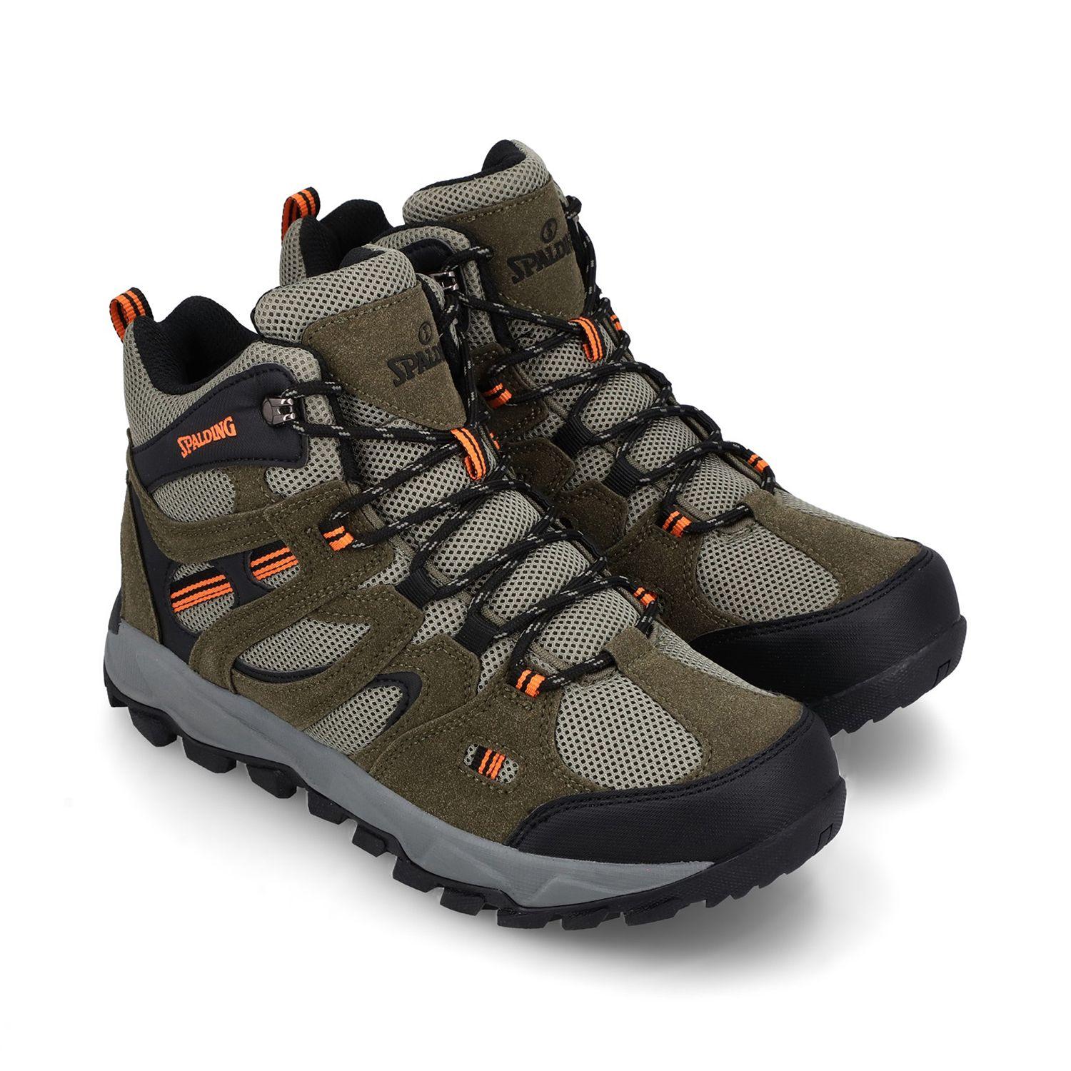 Zapatilla Outdoor Spalding Hombre Ipak Verde Café-2