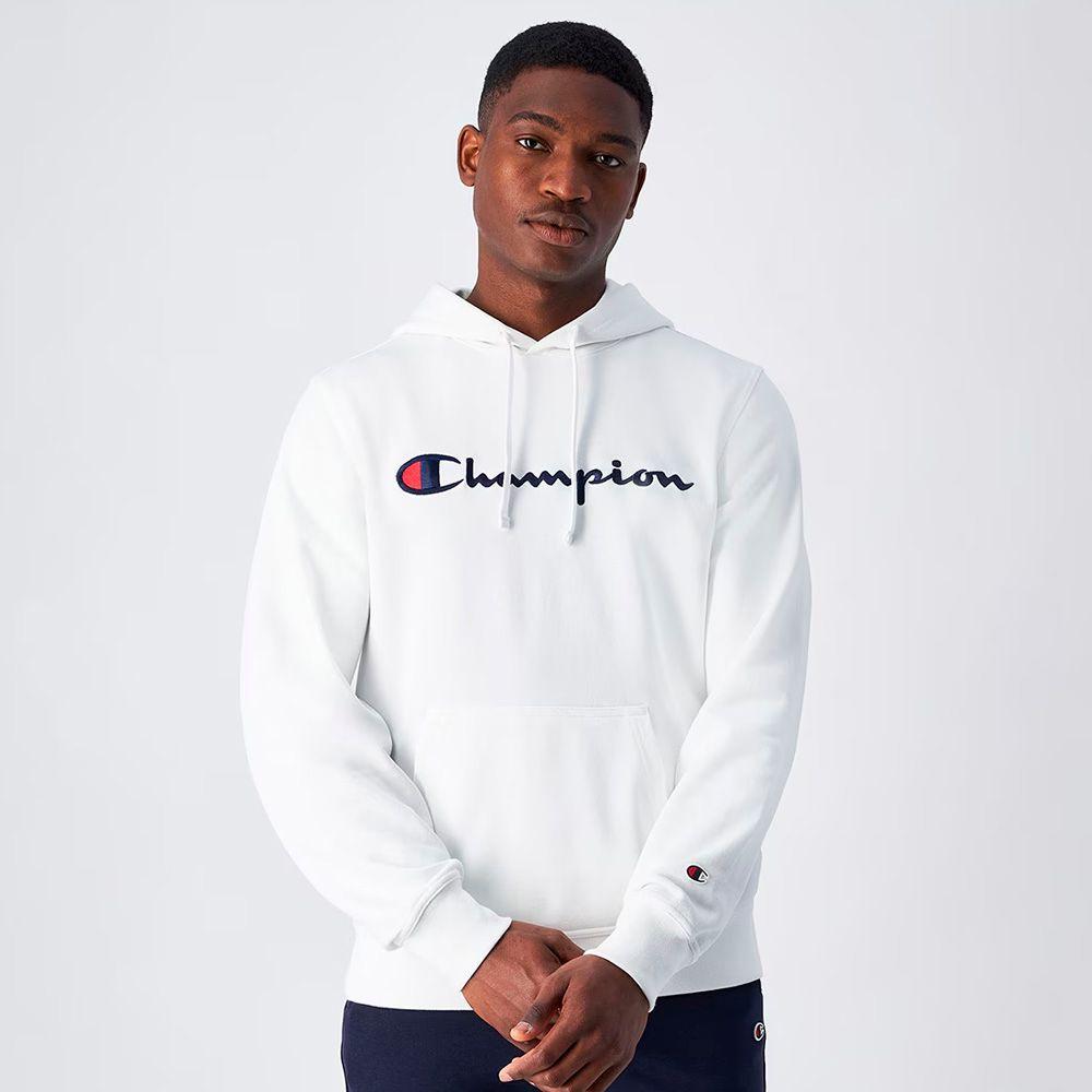 Poleron Hombre Hoodie Champion Blanco-0