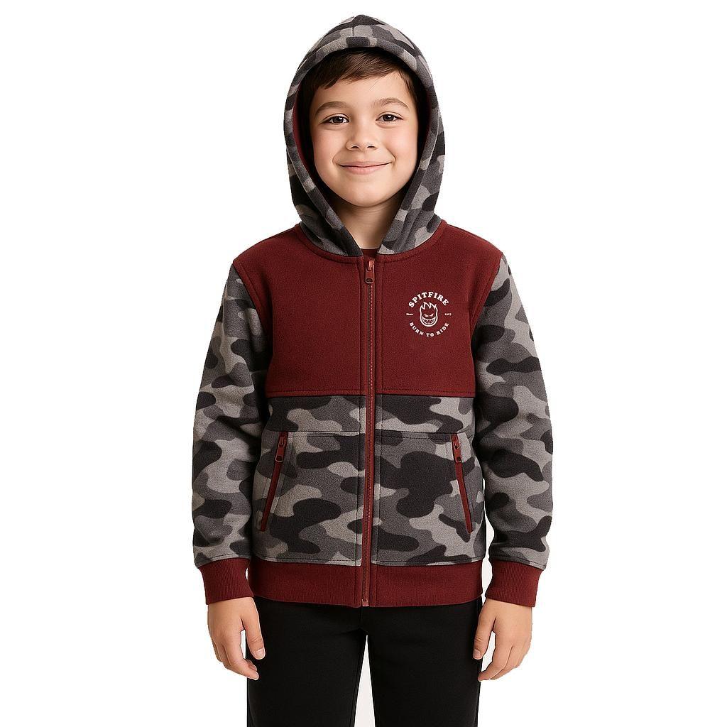 Polerón Micropolar Full Zipper Niños Spitfire-0