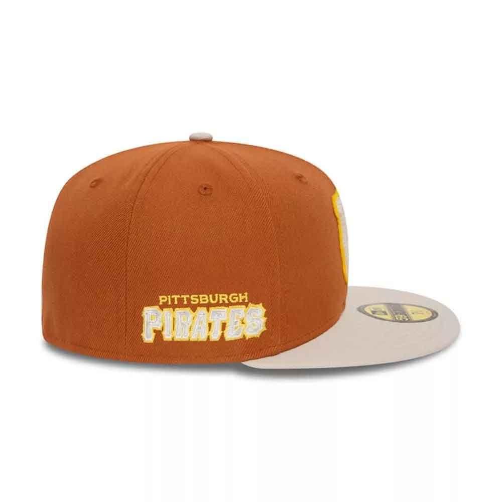 Jockey New Era 59FIFTY Pittsburgh Pirates MLB Beige Original-3