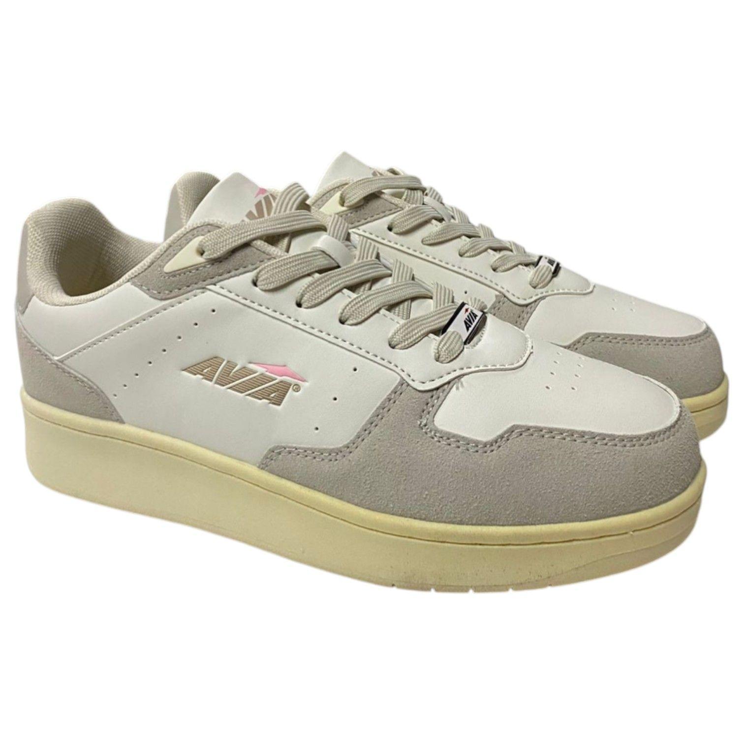 Zapatillas Urbanas Mujer AVIA Denebola Beige Gris-2