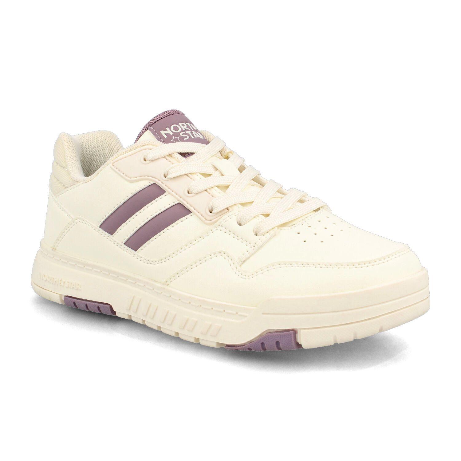 Zapatilla Mujer North Star Skater Wave Blanco Lila-1