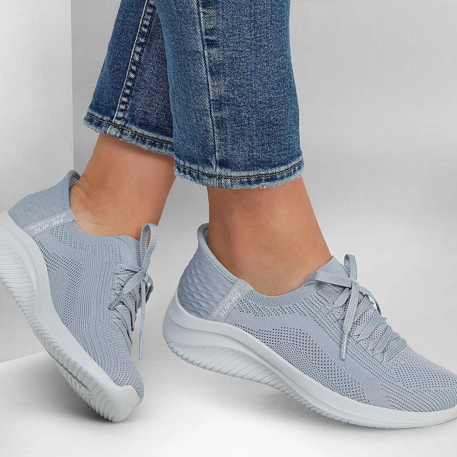 Zapatillas Urbanas Skechers Mujer Slip-ins: Ultra Flex 3.0 149710-GRY-3