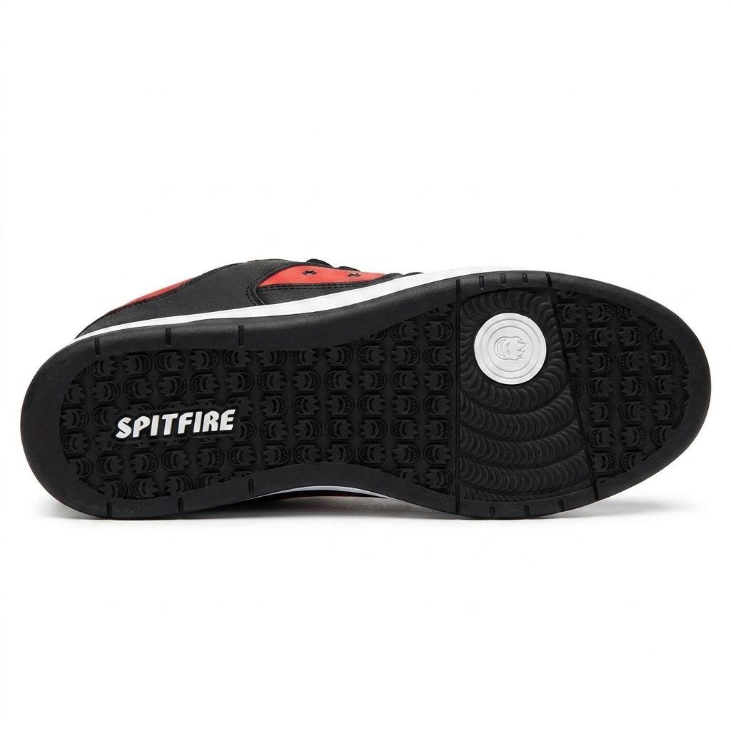 Zapatilla Hombre Spitfire New Season Negro Rojo-2