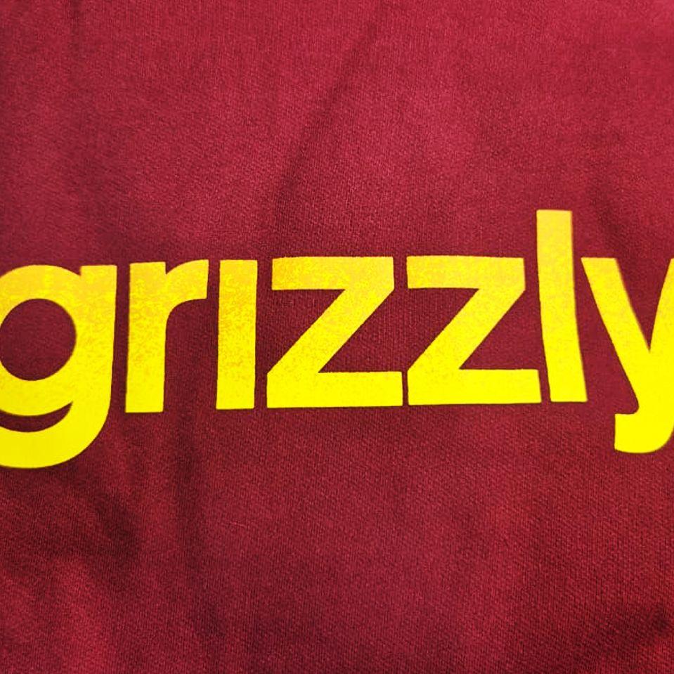 Poleron Hoodie Hombre Grizzly Griptape Lowercase Fadeaway Burdeo-1