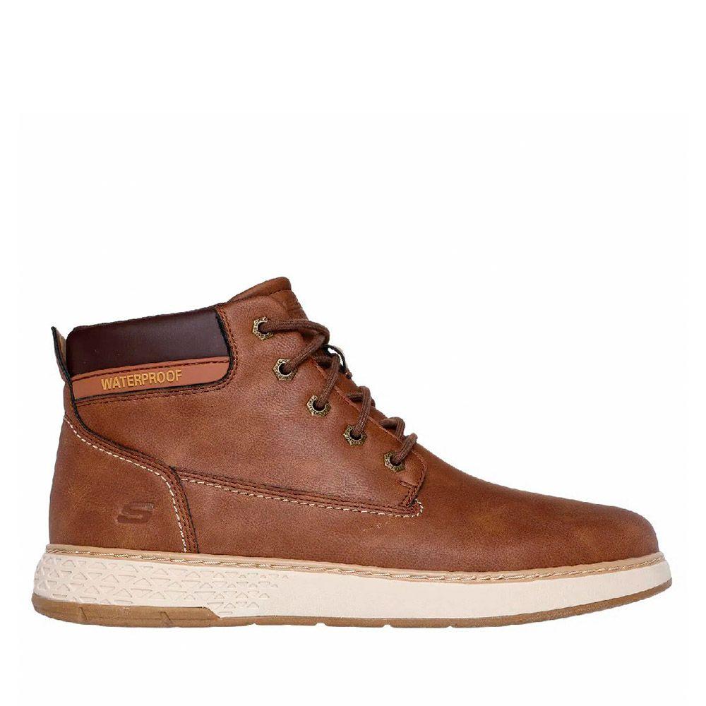 Zapatillas Urbanas Waterproof Skechers Hombre Garlan 205235-BRN-0