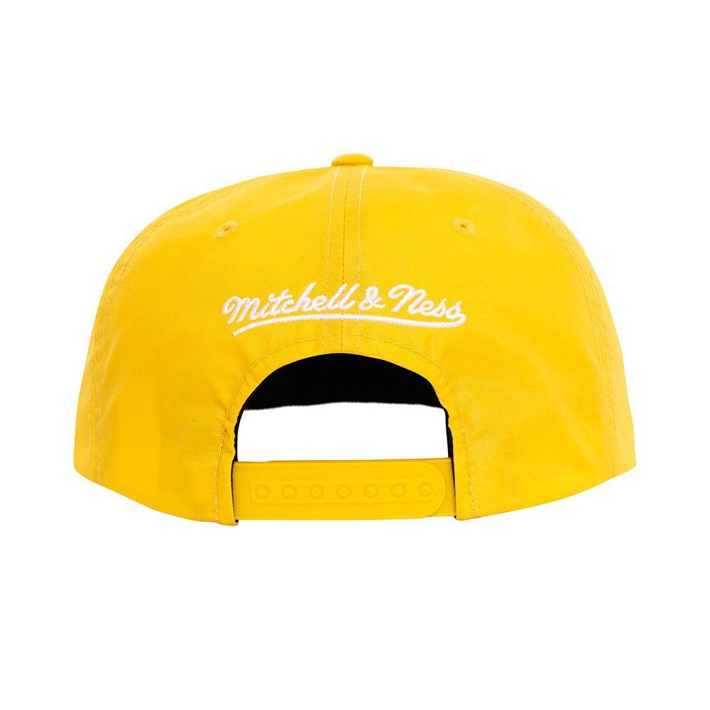 Gorro Los Angeles Lakers Visera Plana Amarillo Mitchell and Ness-1