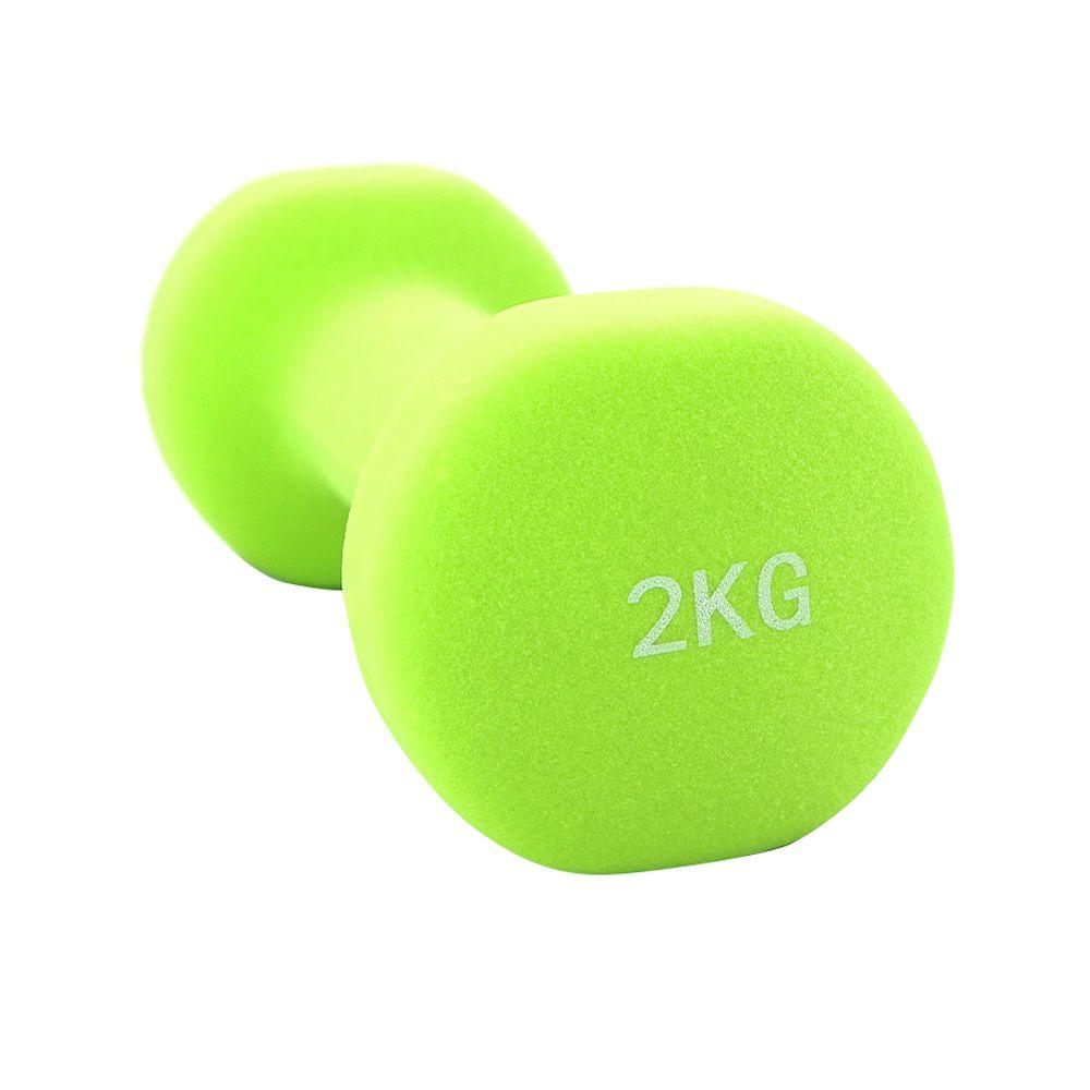 Par Mancuerna Neopreno 2X2Kg Verde Jks-3