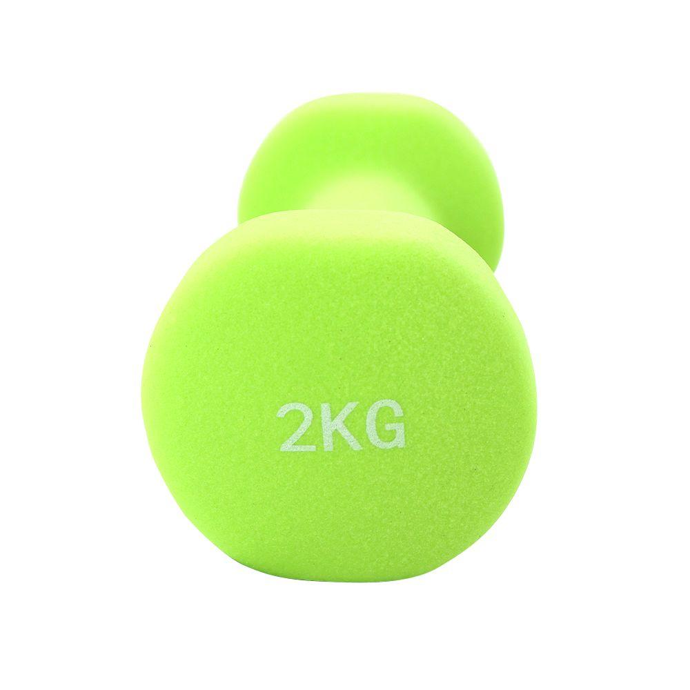 Par Mancuerna Neopreno 2X2Kg Verde Jks-5