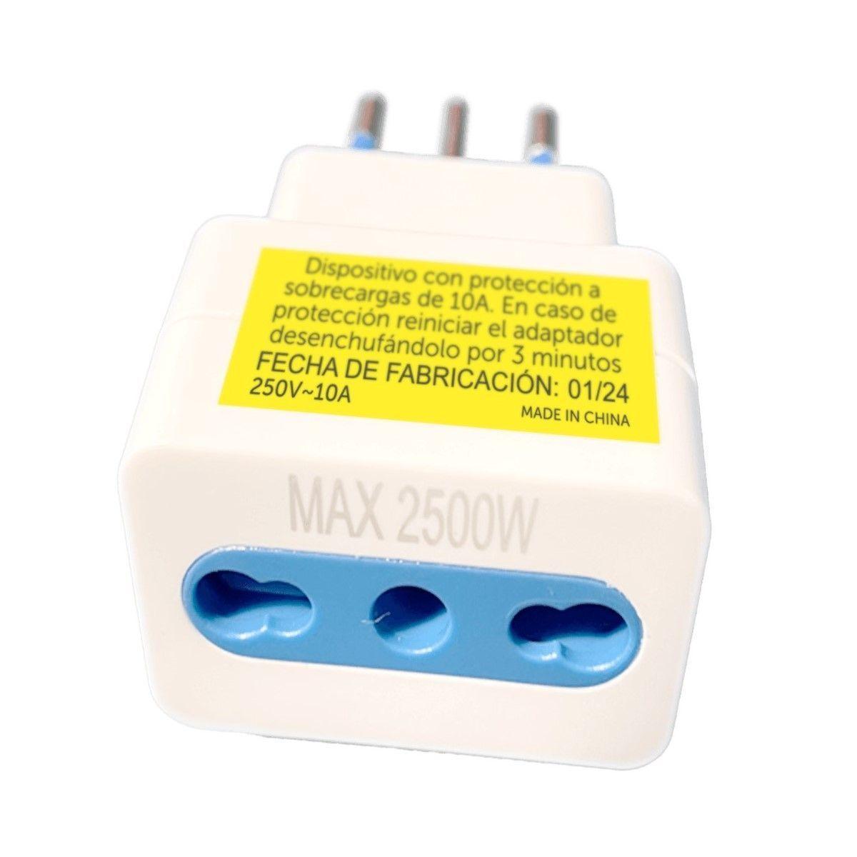 Enchufe Adaptador Bipaso Macrotel 10/16 2500w-1