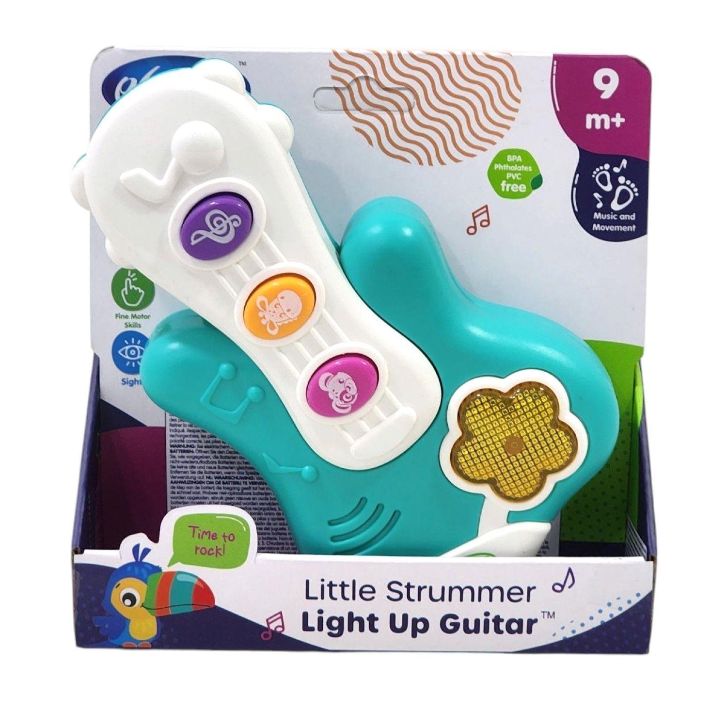 Guitarra Juguete Bebe Iluminada Little Strummer Playgro-3