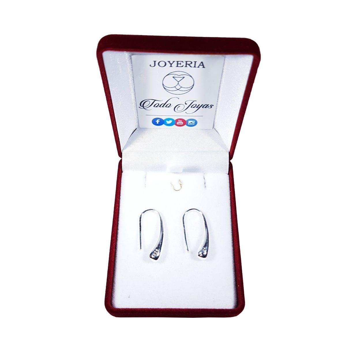 Aros de Gotas Plateado-2