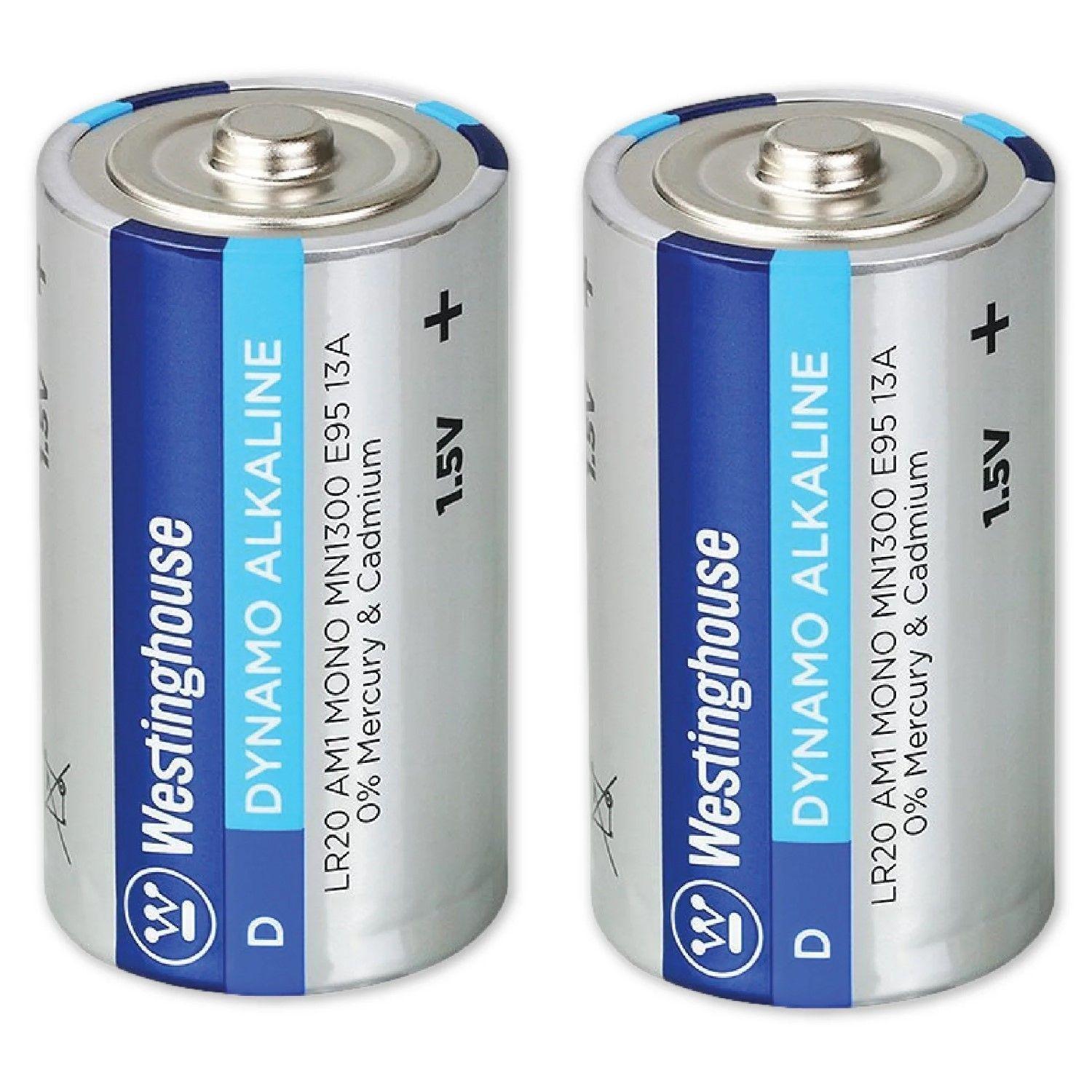 Pack 2 Pilas Dynamo Alcalina D Westinghouse-1