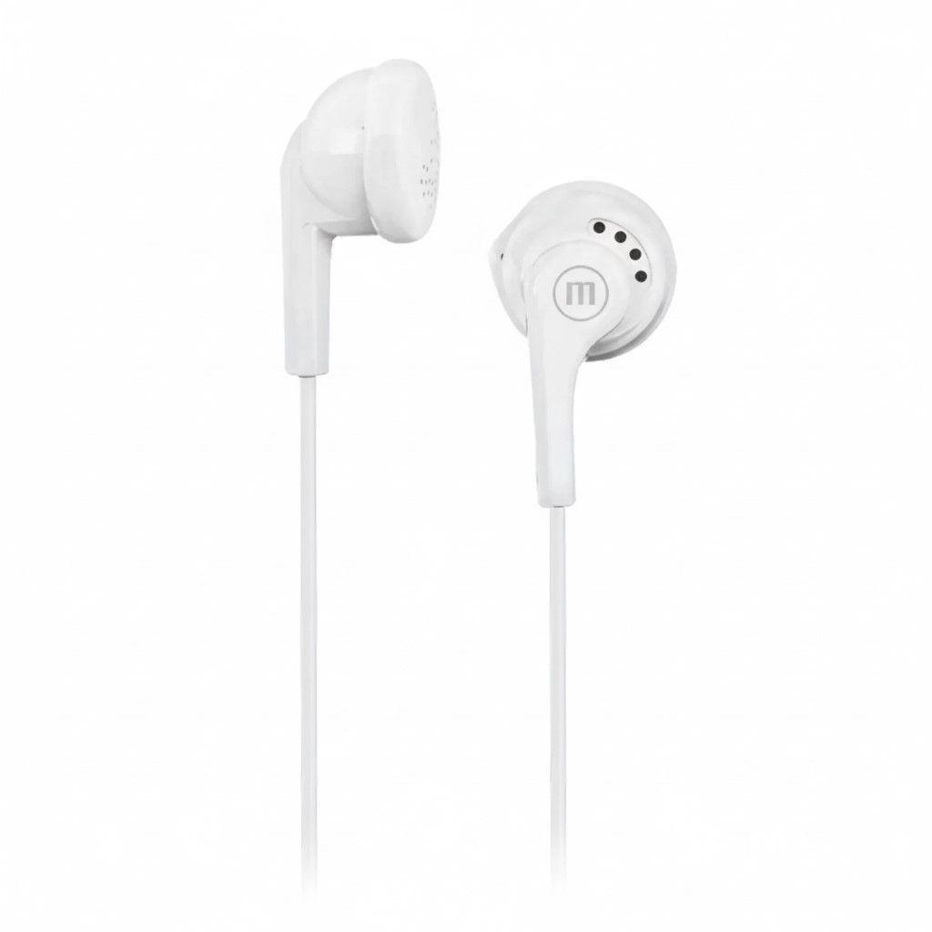 Audífono Stereo Buds Maxell EB-95 jack 3.5mm Blanco-1