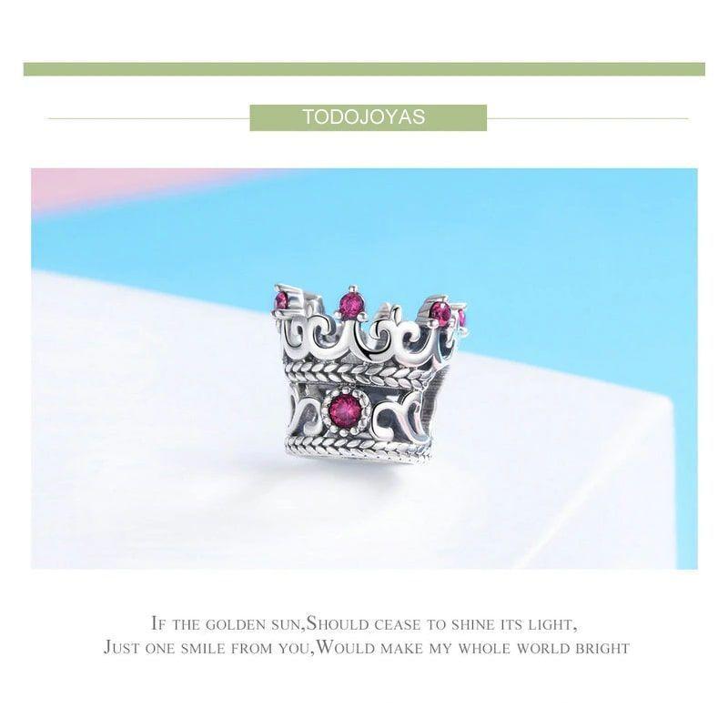 Charm Dije Plata 925 Corona de Reina-3