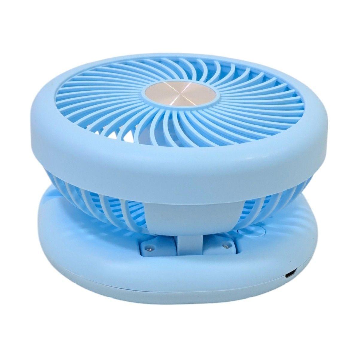Mini Ventilador Mesa Portátil Recargable Tecnolab TL670BL-1