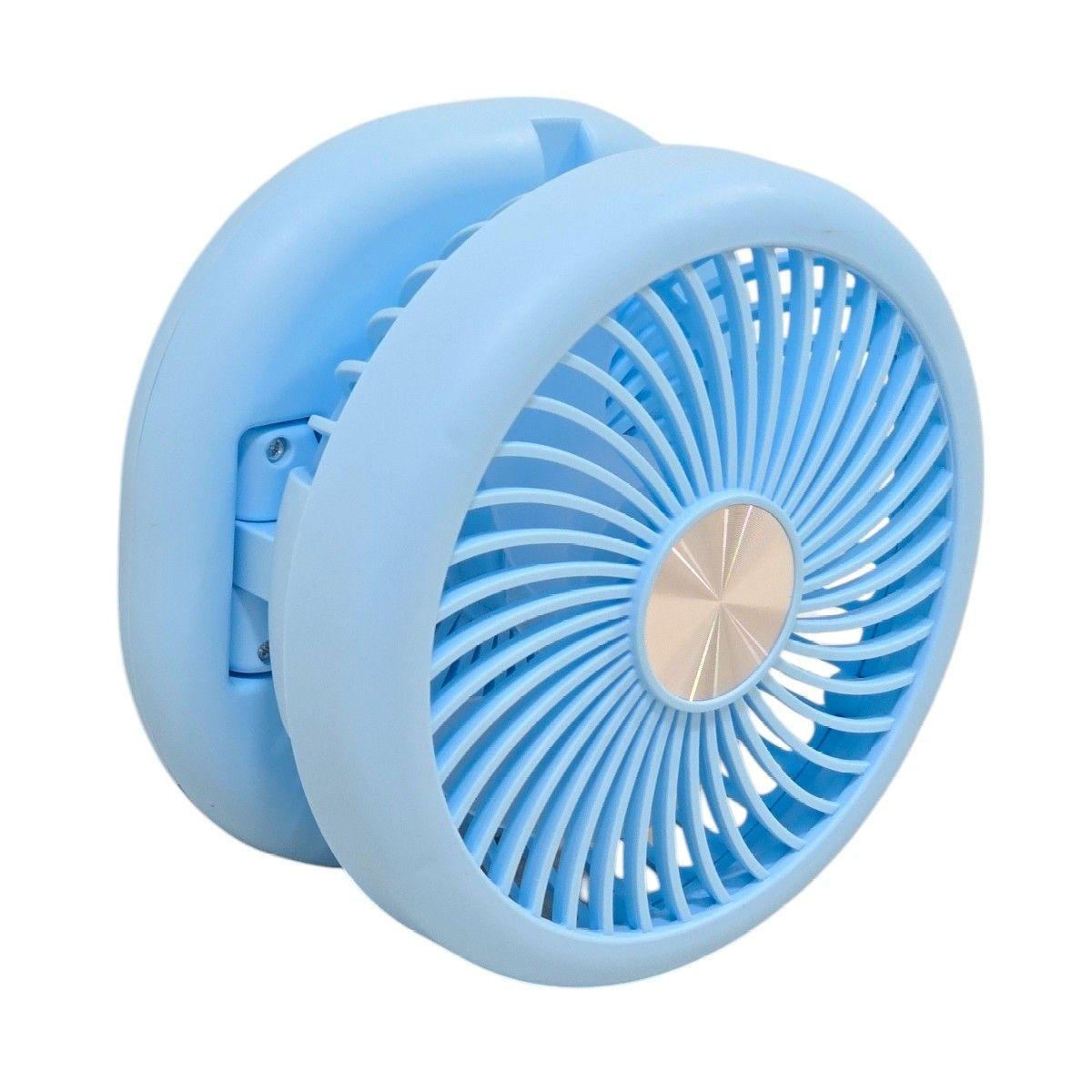 Mini Ventilador Mesa Portátil Recargable Tecnolab TL670BL-4