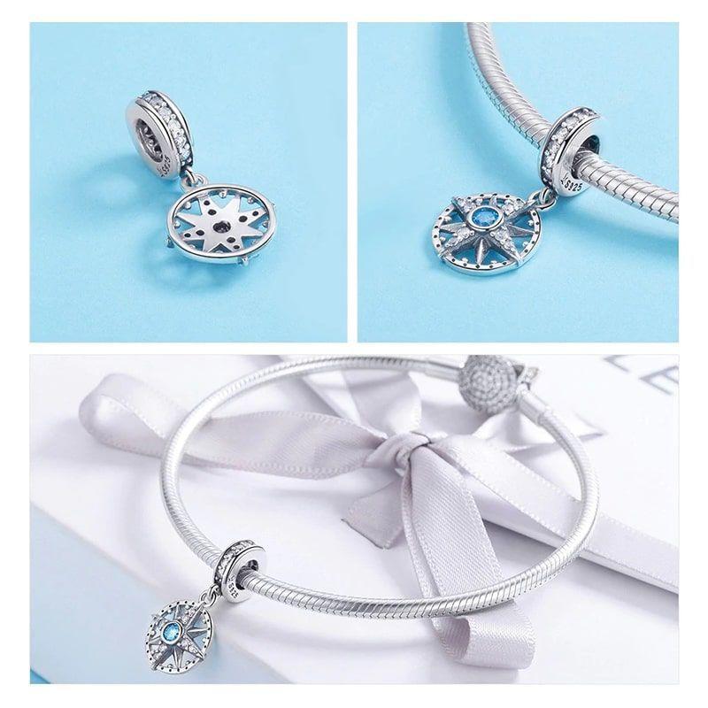 Charm Dije Plata 925 Estrella Nautica-5