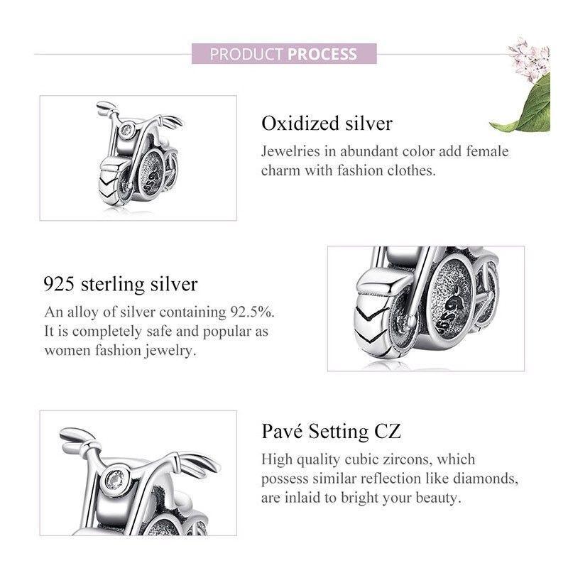 Charm Dije Plata 925 Moto Clasica-5