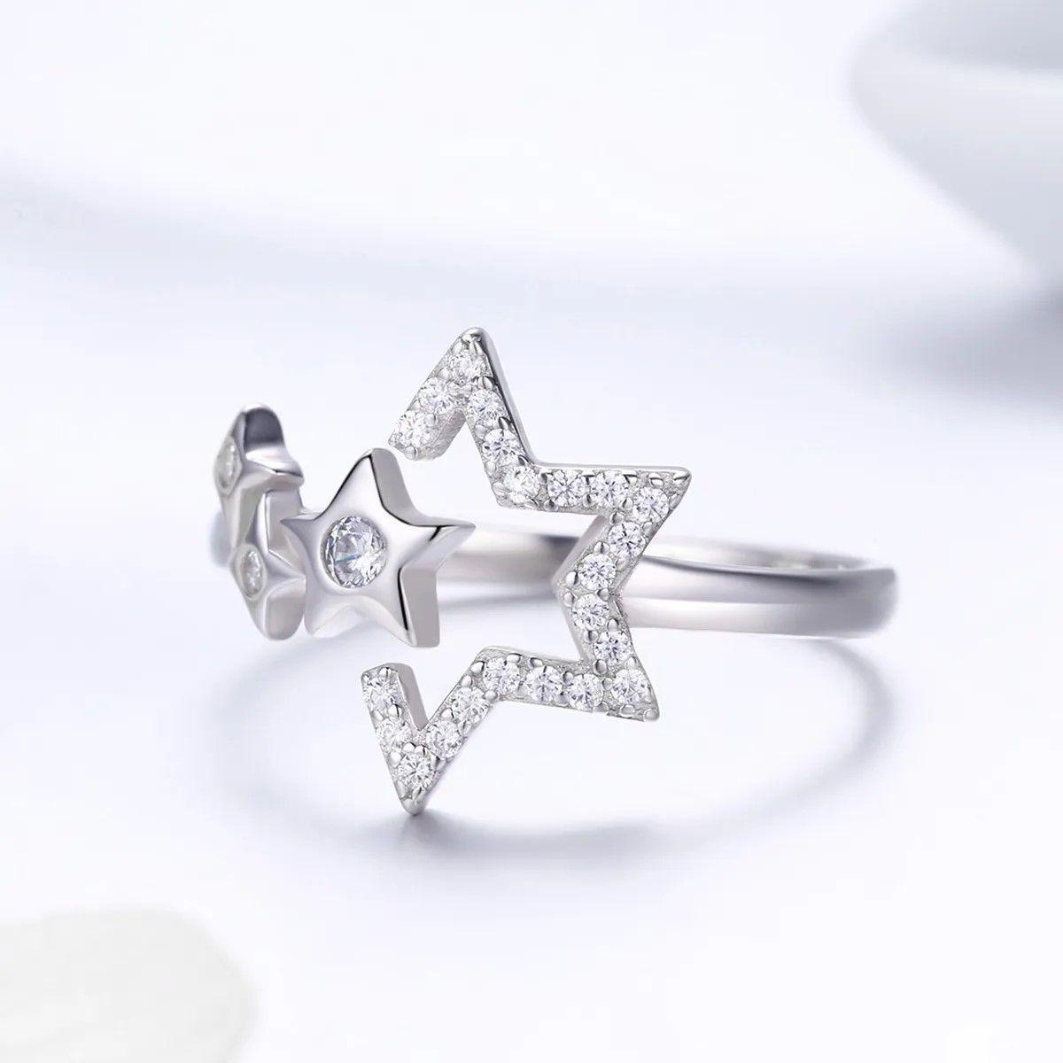 Anillo Plata 925 Estrellas -2