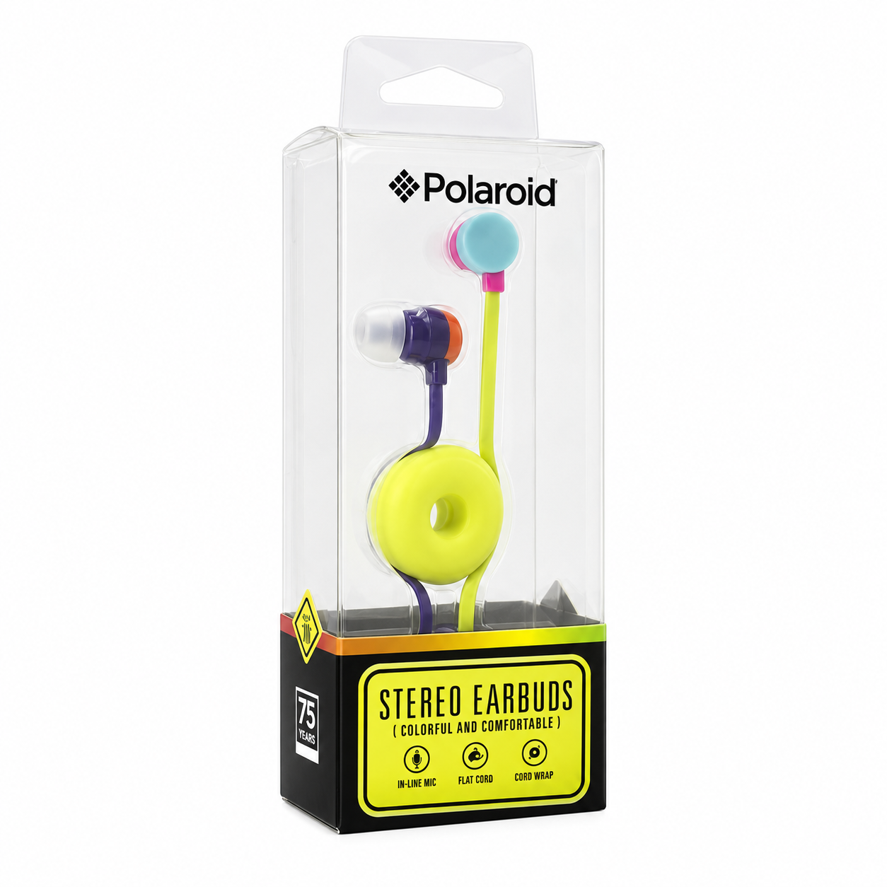 Audifonos InEar Manos Libre Polaroid Earbuds Verde-1