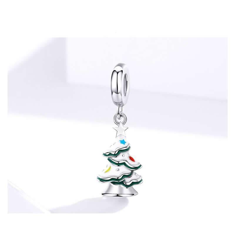 Charm Dije Plata 925 Arbol de Navidad-5